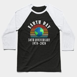 Earth Day 50th Anniversary 2020 Baseball T-Shirt